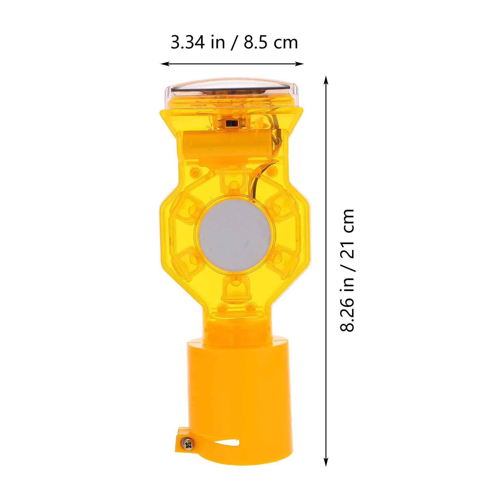 Solar Emergency Strobe Light Warning Traffic Beacon Lights Road Flashing Beacons