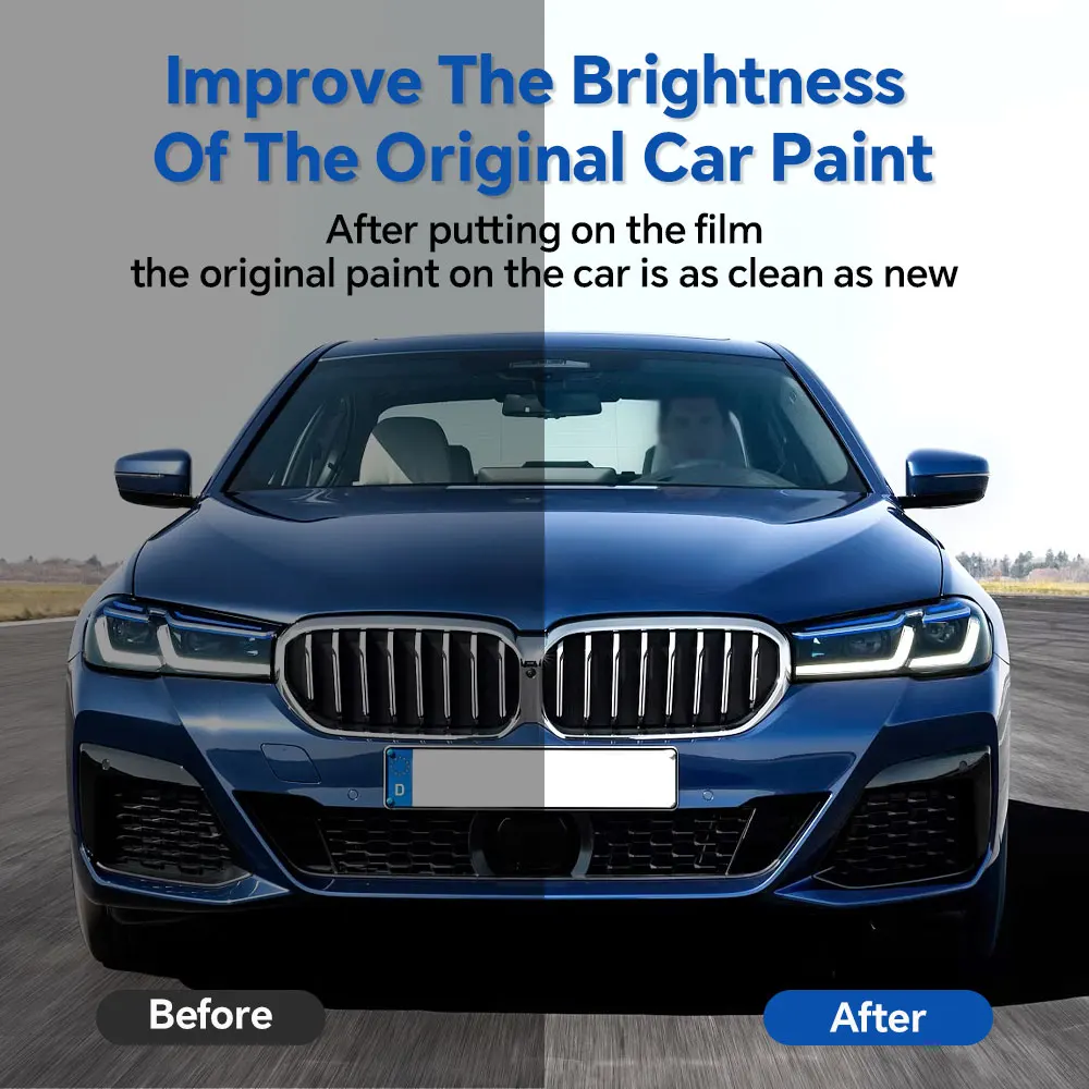 8.5Mil PPF TPU For BMW 5 Series G30 M Sport 2021-2023 Precut Paint Protection Film Anti-Scratch Invisible Clear Bra Resistant