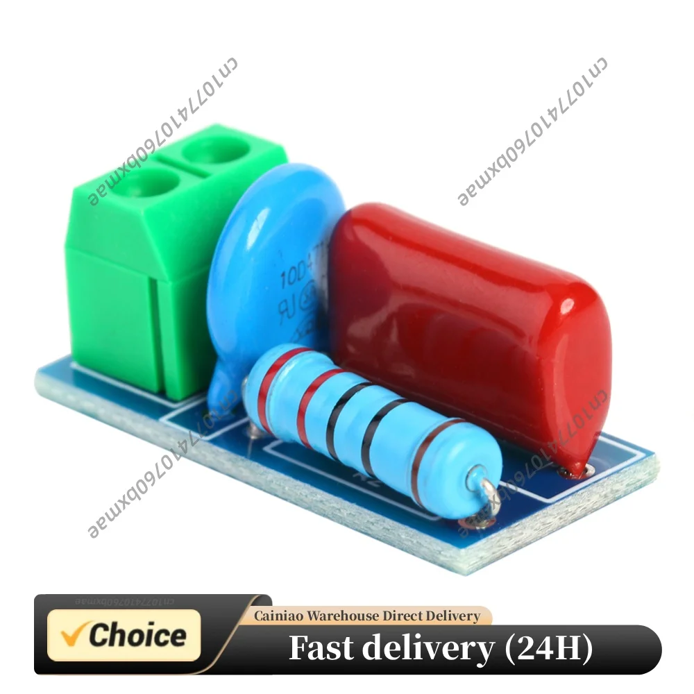 RC Absorption Circuit Module Relay Contact Protection Resistance Surge AC/DC 5V-400V Snubber Board Anti-interference Module