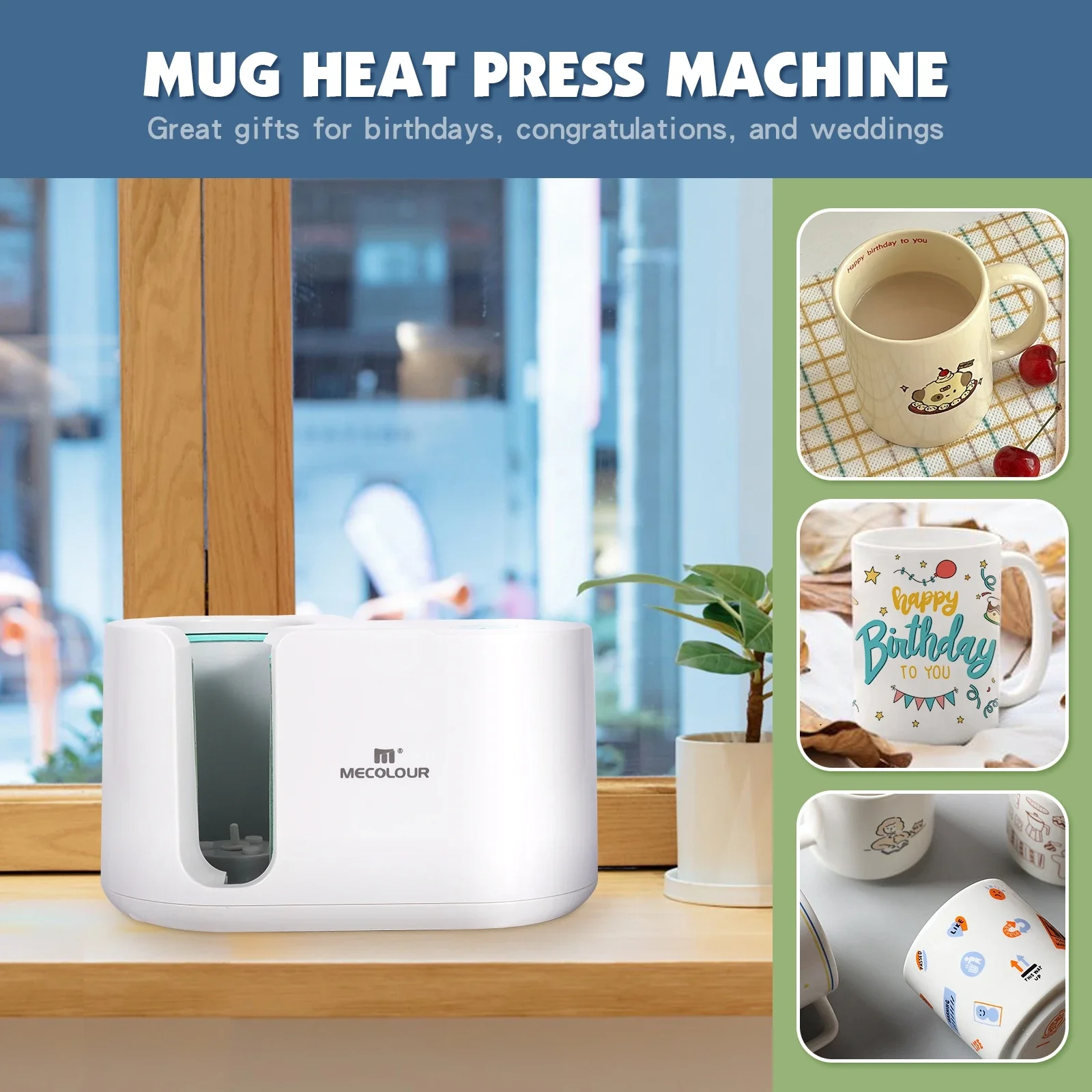 Automatic Portable Mug Heat Press Sublimation Machine