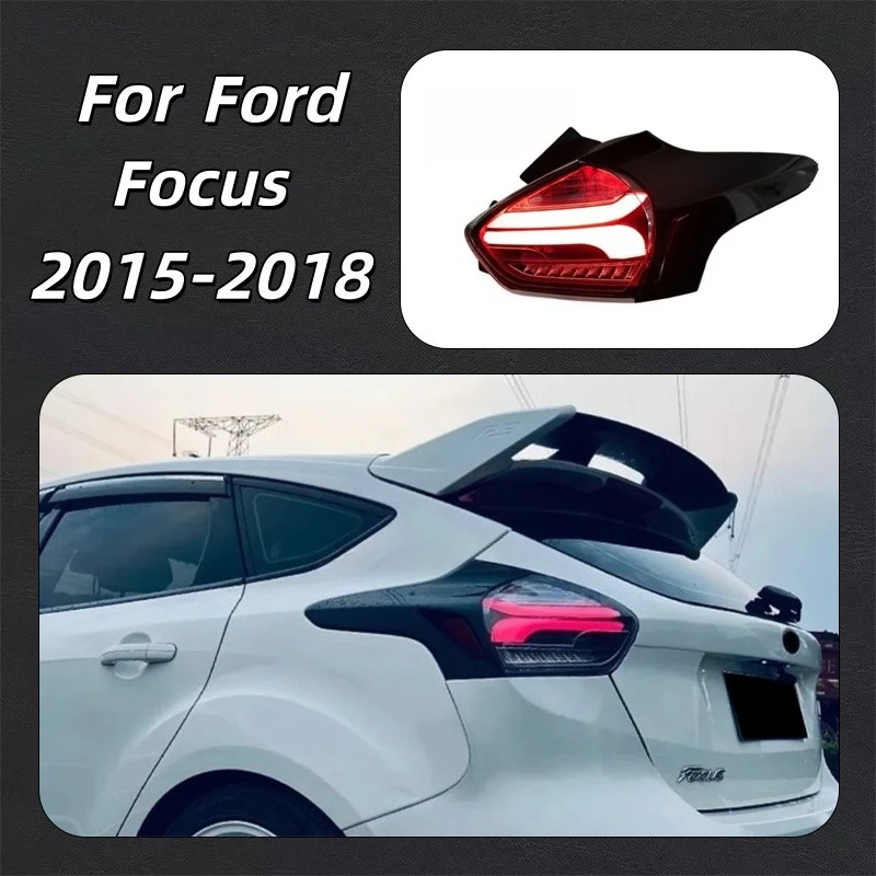 

For Focus 2015-2018 Modified Automotive Accessories Rear Lamps LED Driving Dynamic Turn Signal Light Hatchback Taillights