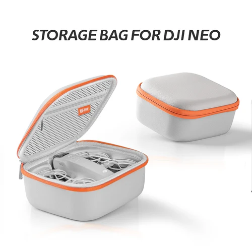 Imagen 1 del producto Bolsa protectora de almacenamiento para DJI NEO Drone – Estuche rígido de viaje portátil a prueba de golpes con compartimentos ajustables para accesorios