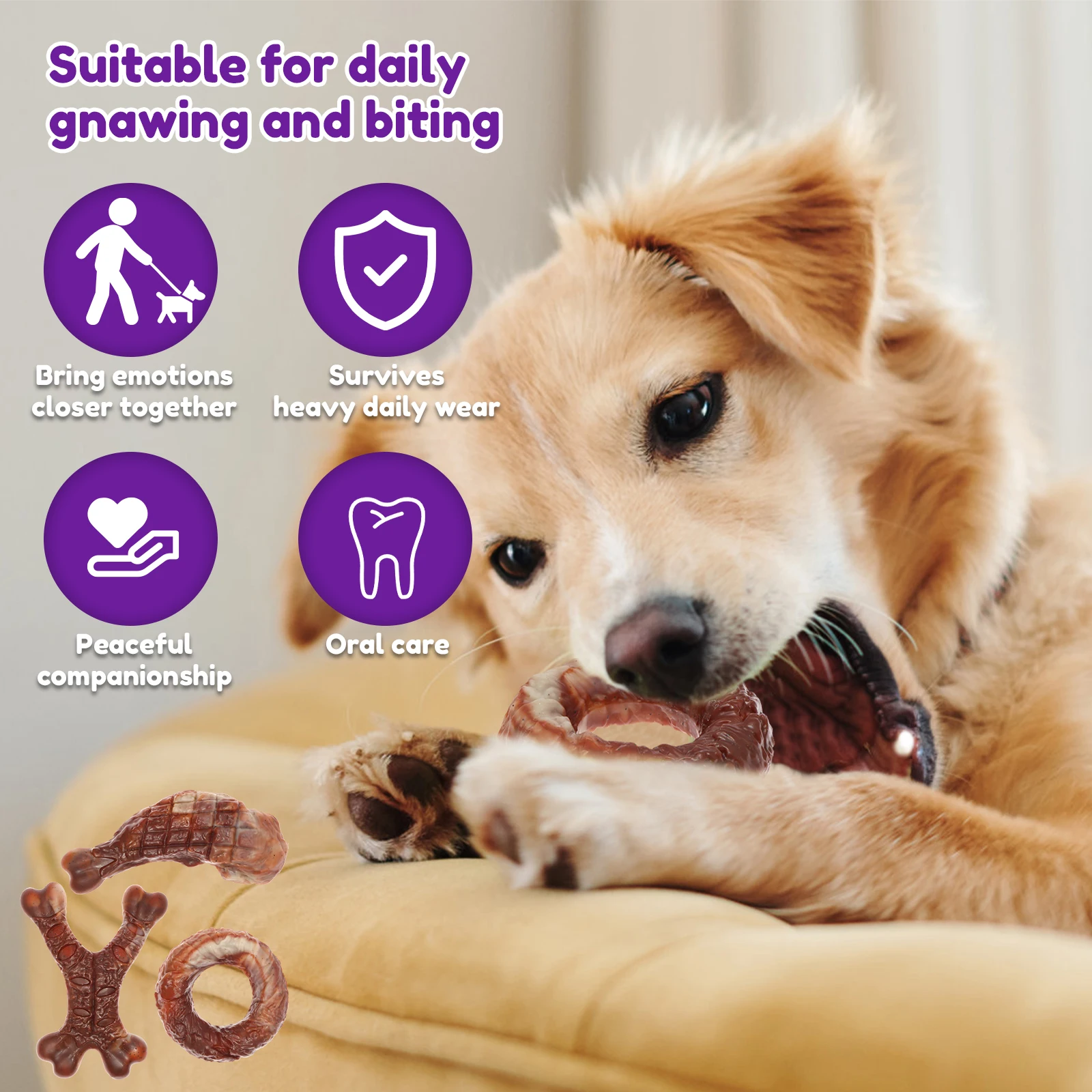Indestructible Dog Chew Toy fo - đánh giá và giá Indestructible Dog Chew Toy