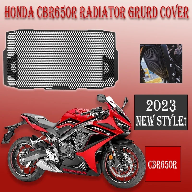 For Motorcycle Honda CB650R 2019-2022 CB 650R CB650 R 2020 2021 Stainless Steel Radiator Guard Radiator Grille Cover Protection