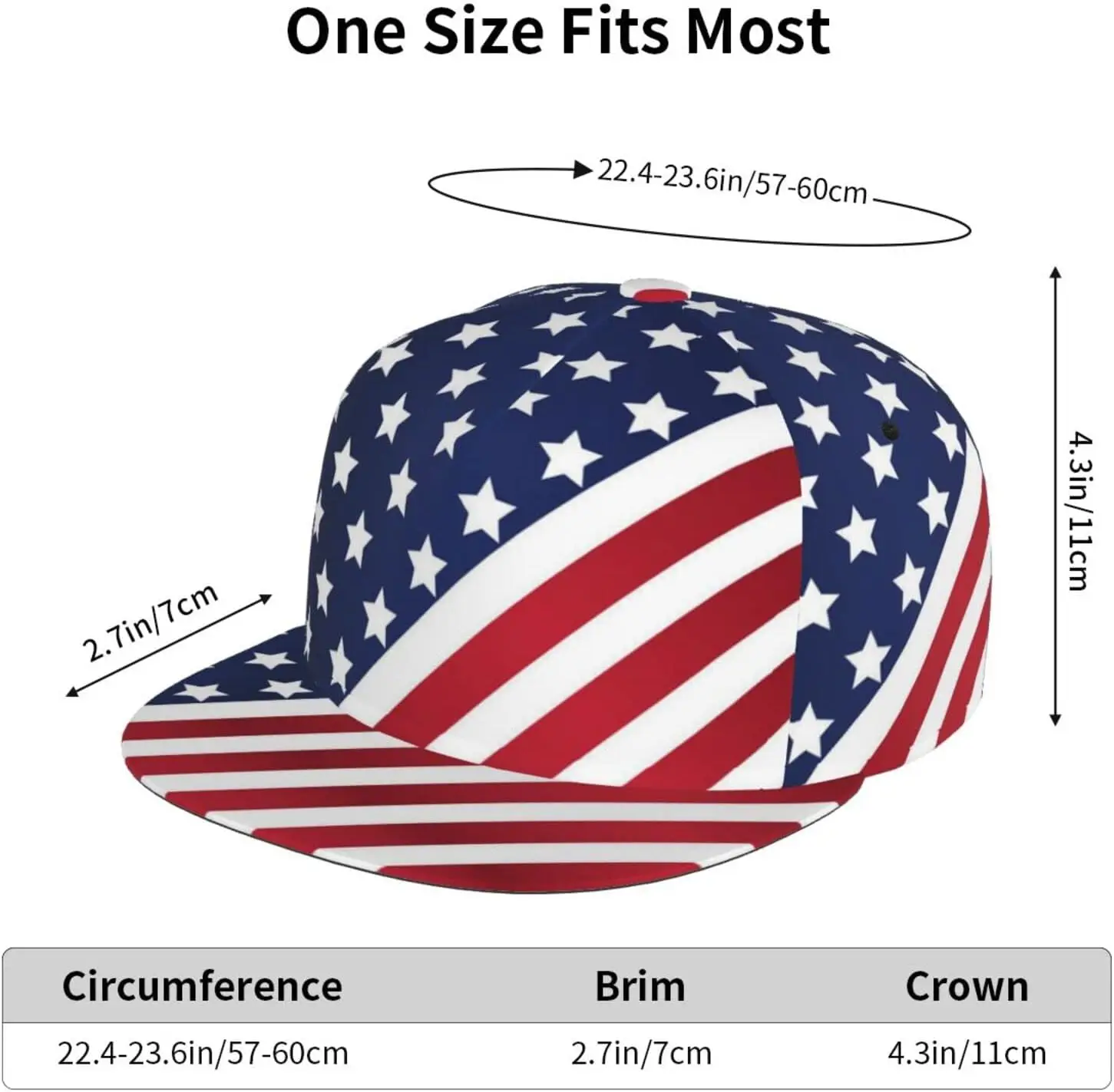 Fashion American Flag Baseball Hats for Men Women USA Flag Baseball Cap Adjustable Independence Trucker Snapback Hat