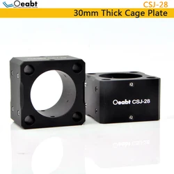Oeabt CSJ-28 30mm Thick cage Plate Mounting Seat, Age Type coaxial strut Butting Adapter Plate Optical Experiment Research