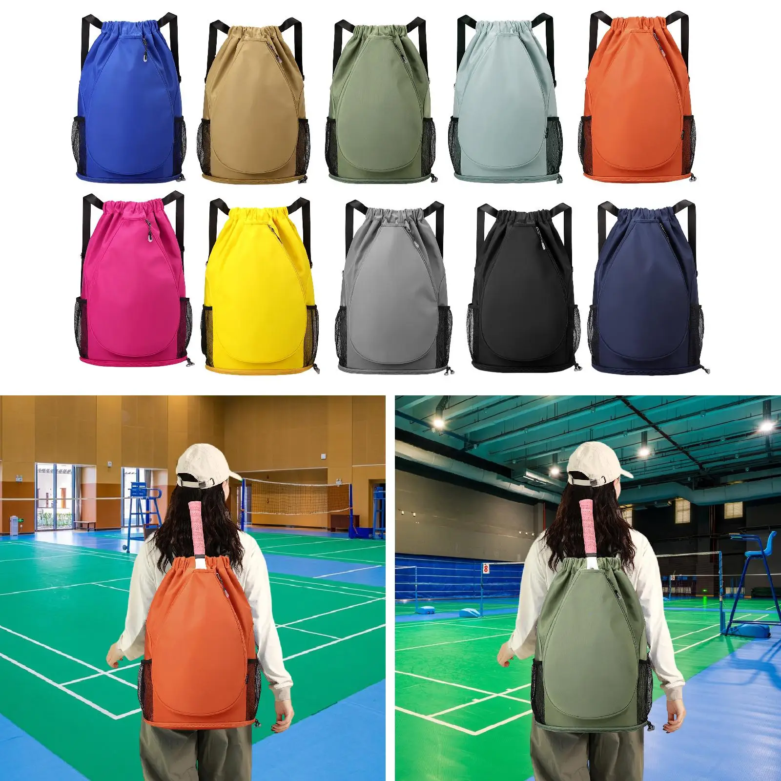 

Теннисный рюкзак, сумка для бадминтона, подарок, универсальные регулируемые лямки, спортивный рюкзак, теннисная сумка для баскетбола, тренажерного зала на открытом воздухе