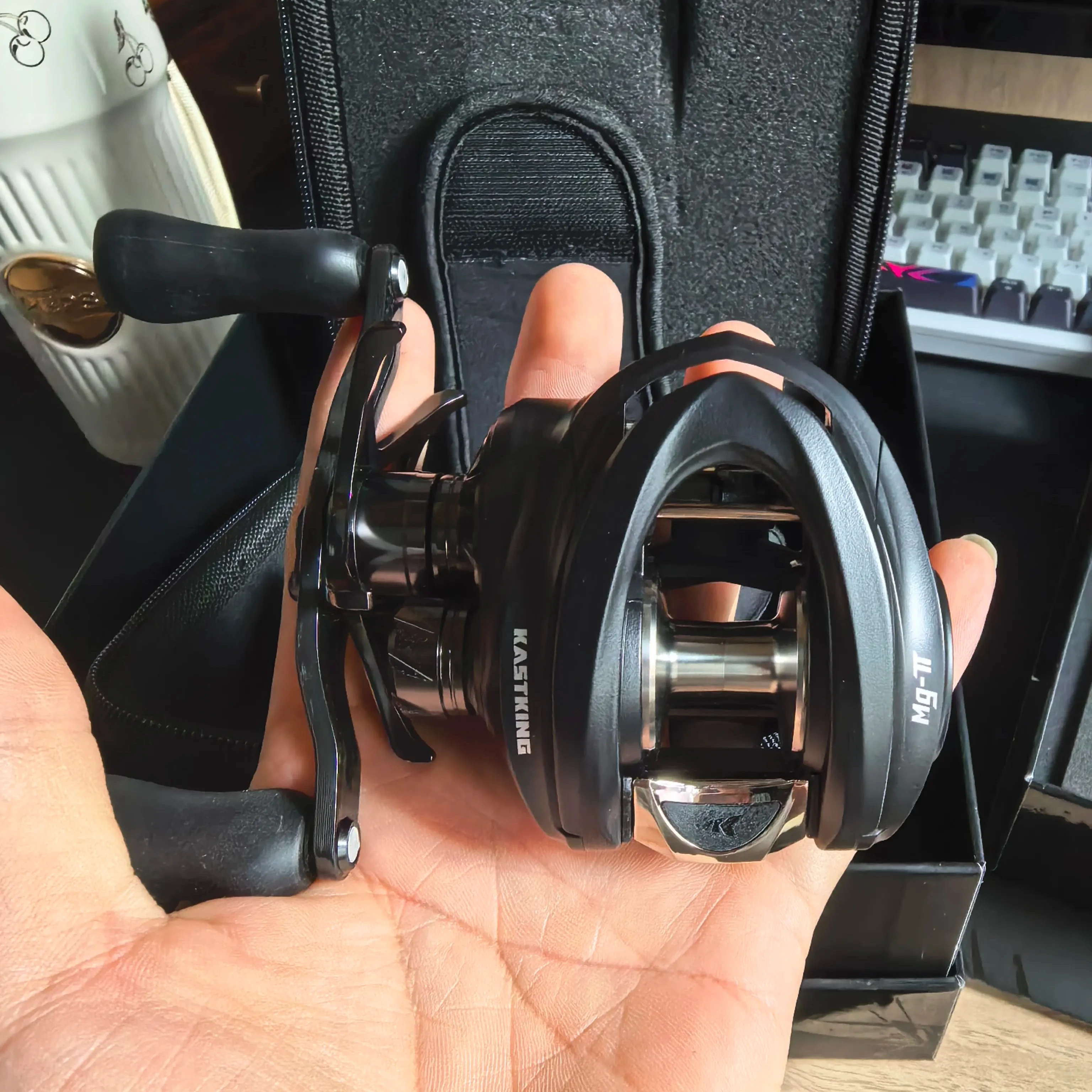 Kastking Kreis Baitcaster Reel Titanium Spool 145g Ultra Light 8kg Drag Magnetic Brake Freshwater Fishing Reel