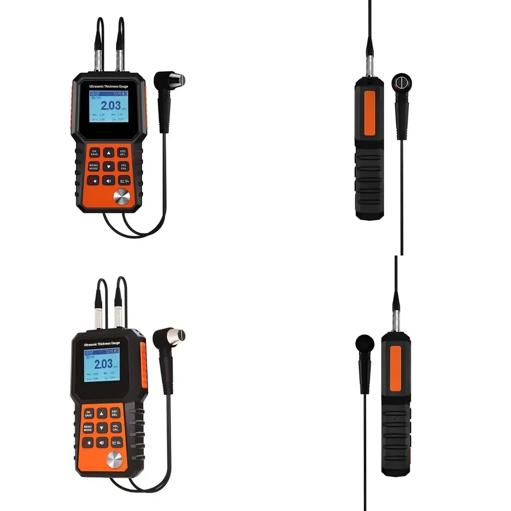 WAP01 EC-2000-L High Accuracy IP40 Protection Ultrasonic Thickness Gauge Meter Tester Battery Digital Width Measuring