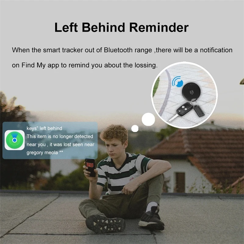 Himojo 4/2/1 Pack Bluetooth GPS Smart Tag Based on Apple Find My App Pet Anti-loss Tracker City Real Time Tracking Key Finder