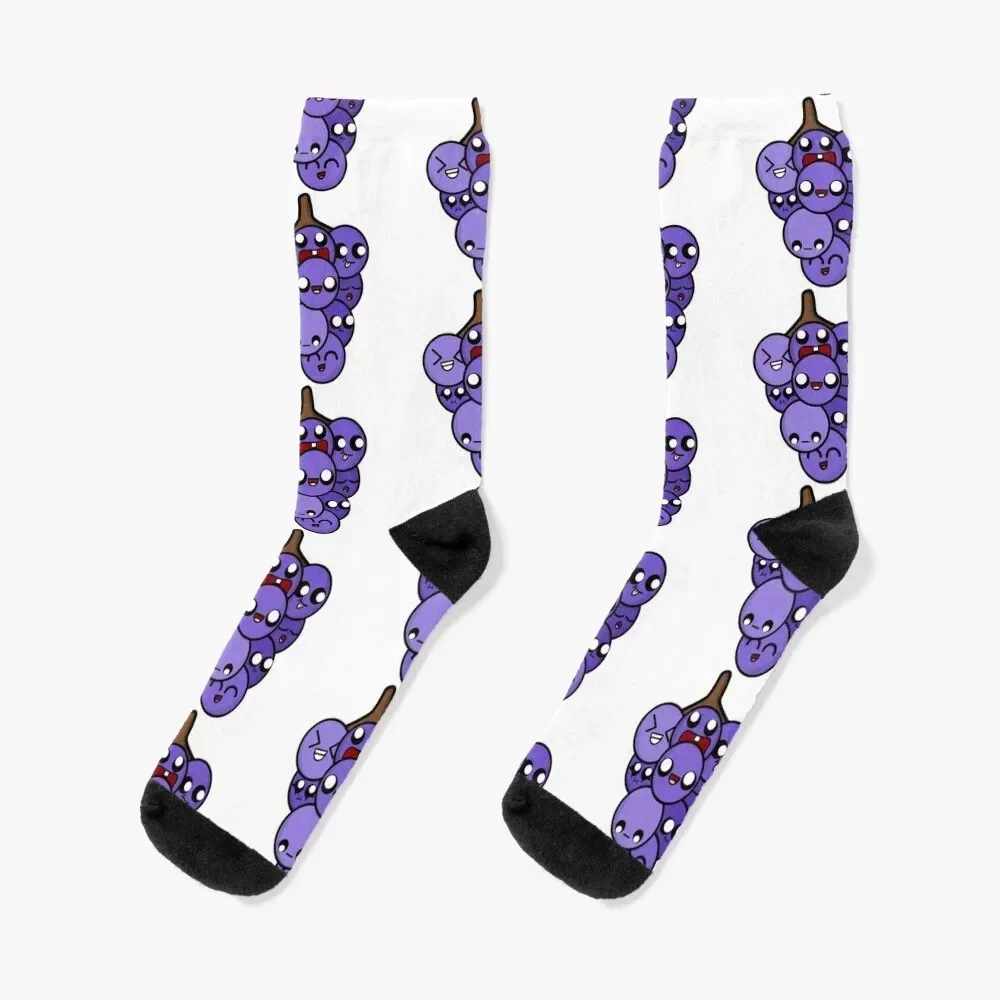 

Cute Cartoon Grape | Gift for Foodies and Food Lovers Socks Stockings halloween Socks Female Men's