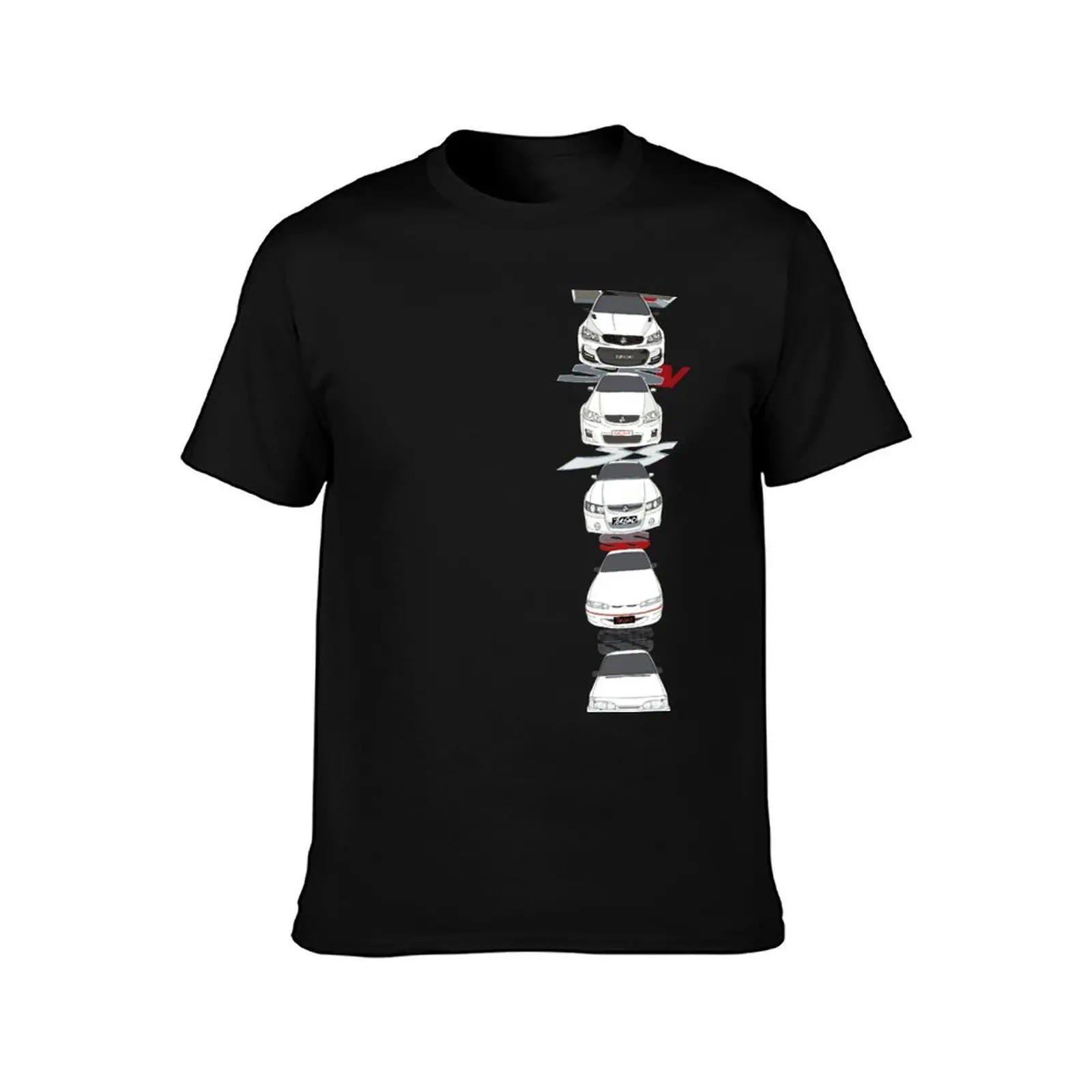 the evo Holden Commodore SS T-Shirt Summer Casual Cotton Tee Oversized Streetwear Tops Vintage Graphic Print 100% Cotton