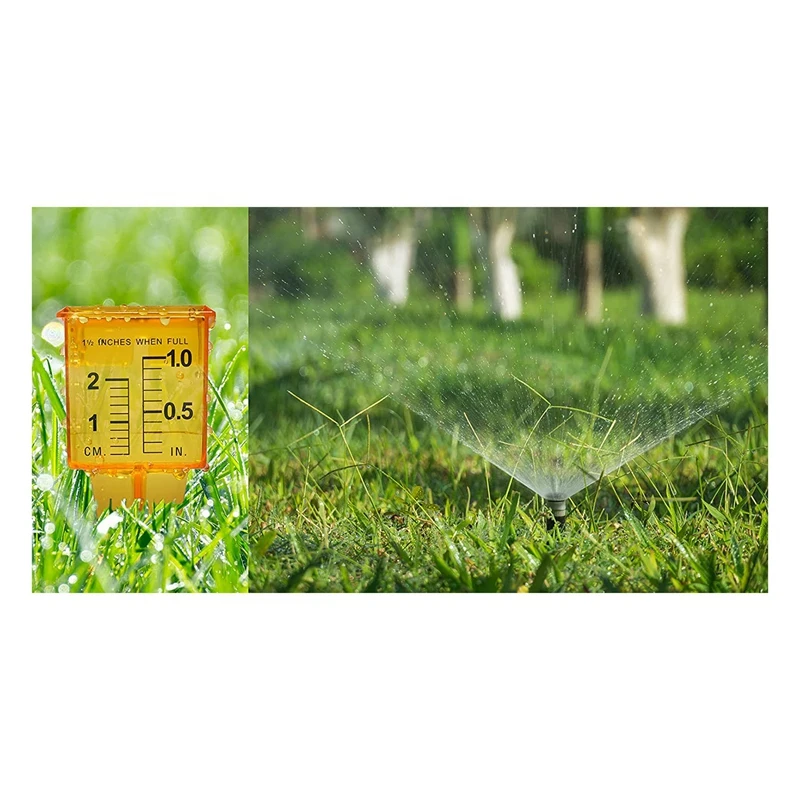 เกจวัดปริมาณน้ําฝน (12 แพ็ค) สําหรับเครื่องมือวัดน้ําสนามหญ้าและสวนปากกว้าง