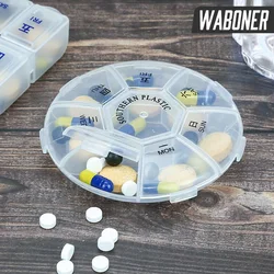 7 Days Travel Pill Organizer Moisture Proof Pills Box for Pocket Purse Daily Pill Case Portable Medicine Holder Container