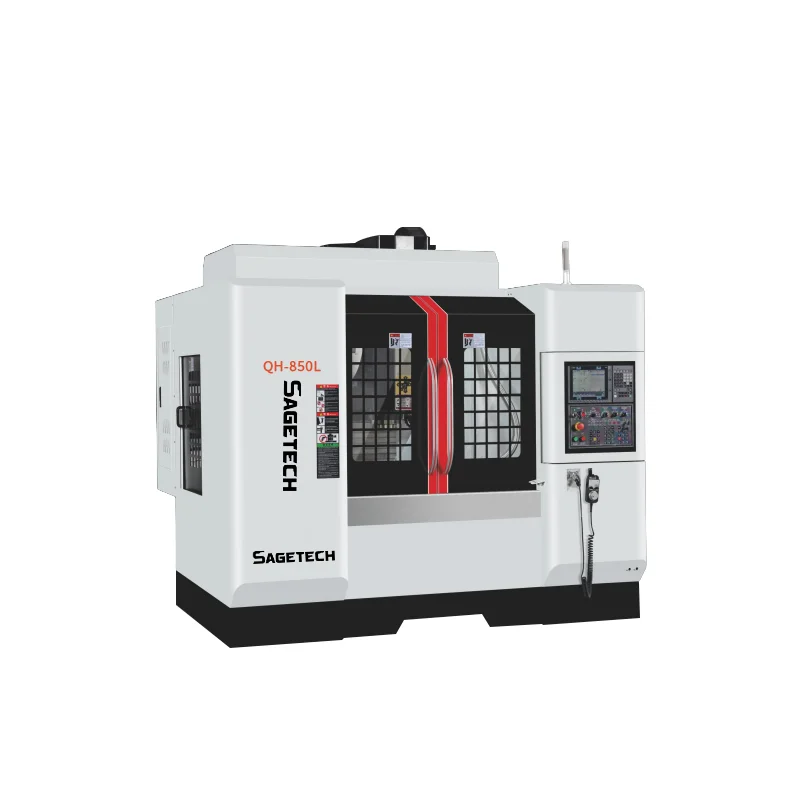 Sagetech High Speed Drilling Cum Milling Metal Engraving Hine 3 Axis CNC Hining Center Mitsubishi Control System