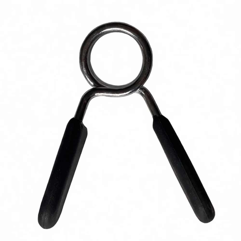 Dumbbell Barbell Nut Lock Collars Weight Lifting Bar Fixing Screw Heavy Duty Steel Threaded Clamps Fitness Equipment Accessories