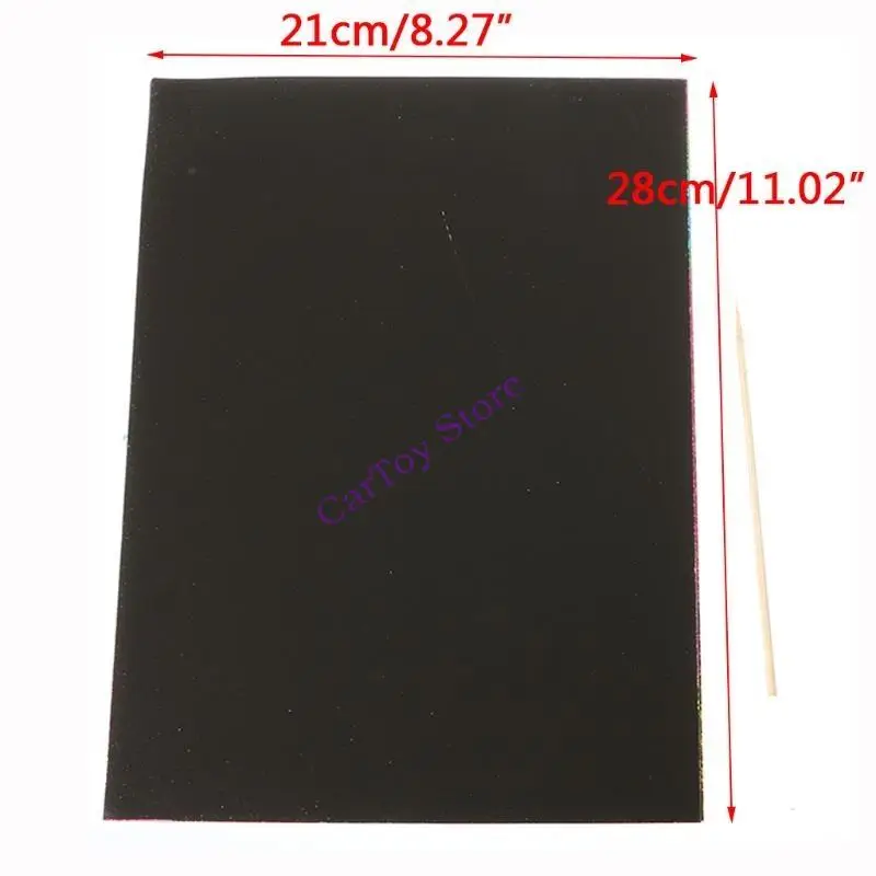634f 10 Hojas Pinte Paper con dibujo Regalo juguete para niños