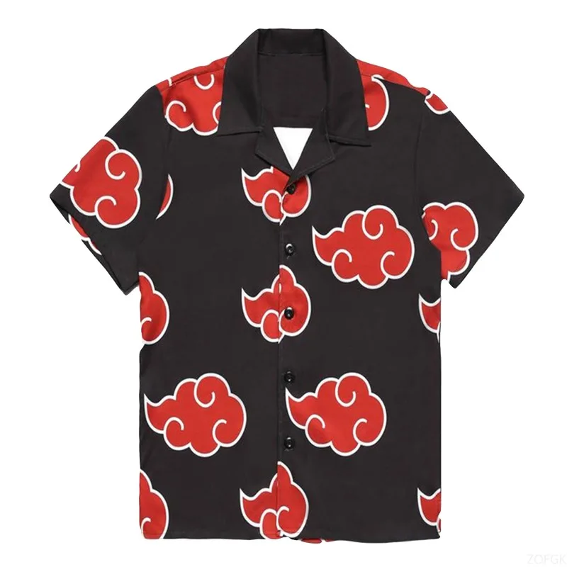 2025 Cross Border New Ninja 3D Printed Summer Men's Short Sleeved Shirt for Foreign Trade