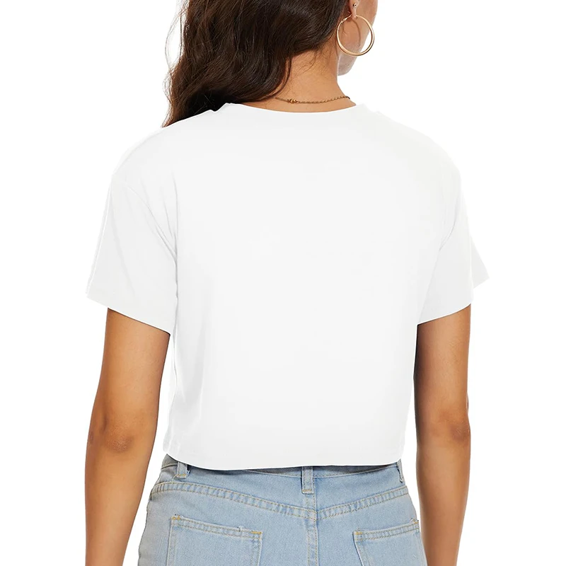 Cotton Solid Color Women Short Sleeve Dance Running Clothes Yoga Fitness Crop Top Navel New Sport T-shirt Loose Gym Workout Tee