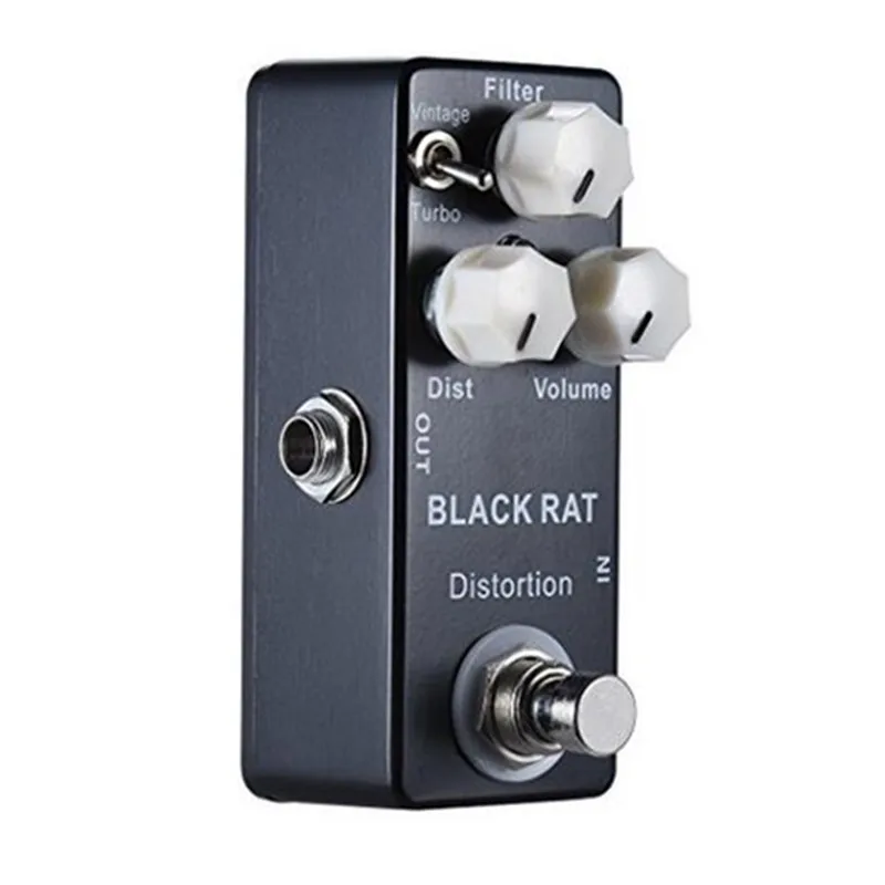 MOSKYAUDIO Mini Guitar Effects, Mouse Distortion Effects BLACK RAT Distortion