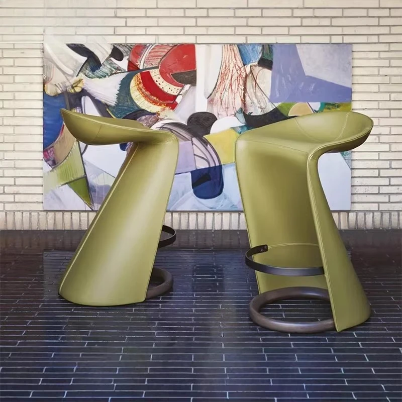 Sillas de Bar para Exteriores, Muebles de Recepción de Lujo, Sillas de Bar Modernas, Sillas de Bar Minimalistas de Acrílico, Conjuntos de Muebles de Jardín