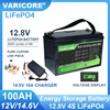 VariCore 12.8V 100AH ​​LiFePO4 배터리 12V 리튬 철 인산염 배터리 골프 카트 용 6000 사이클 자동차 라이터 태양 광 골프 카트 4