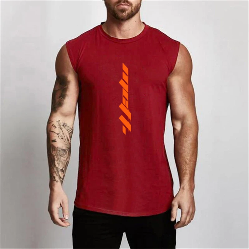 Gym Tank Top Men Summer Workout Sleeveless Shirt Bodybuilding Clothing Fitness Mens Sportswear Muscle Vests Men Tanktops