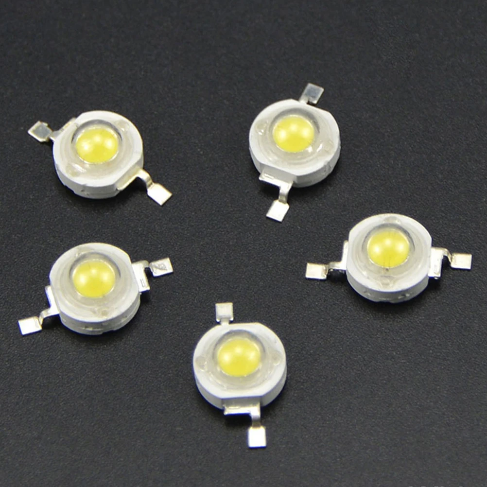 

50pcs 1W High Led Lamp Beads Smd Cob Chips Aquarium Spotlight Decoration Heat Sink Required Long Lifespan 50000