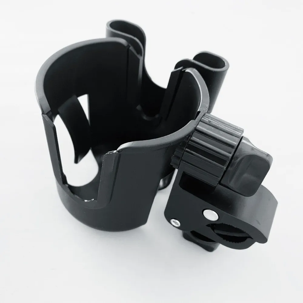 Quick Release Stroller Water Cup Holder Detachable with Phone Holder Stroller Water Bottle Organizer Easy To Install Adjustable