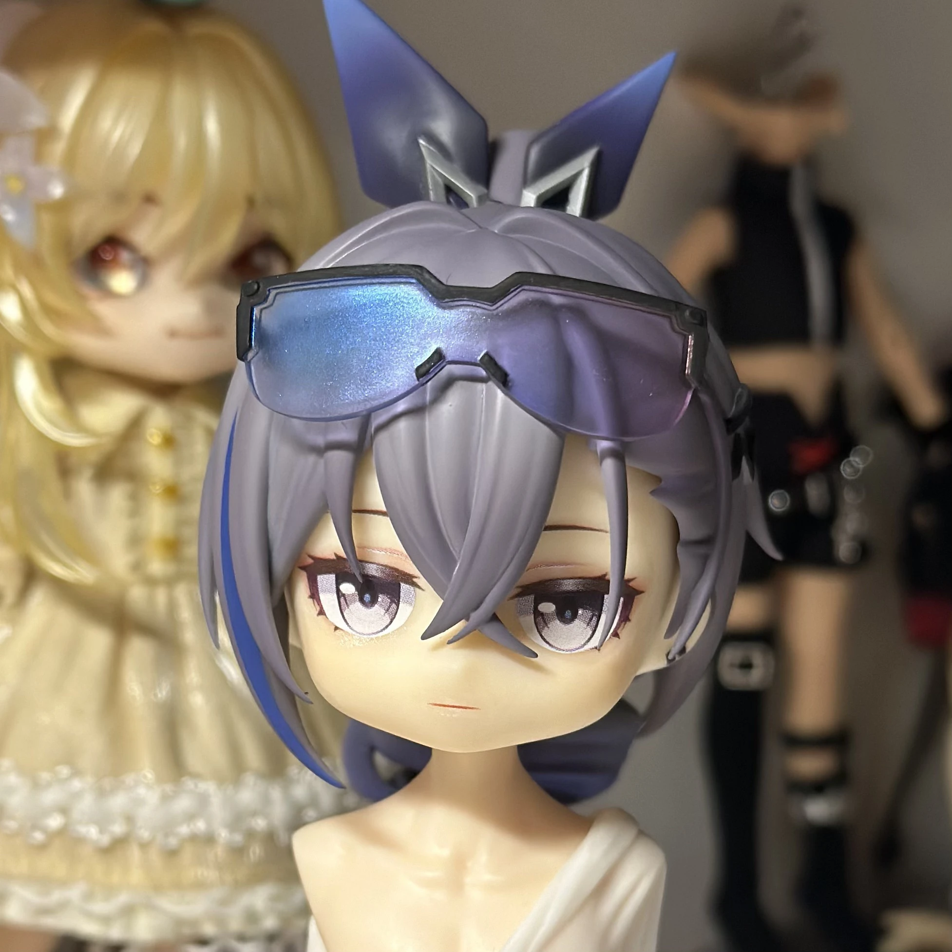 Honkai: Star Rail Silver Wolf Handmade OB11OB22 Water Sticker Faceplate Face Shell BJD Doll Accessories Game Anime Figure Toy Ki