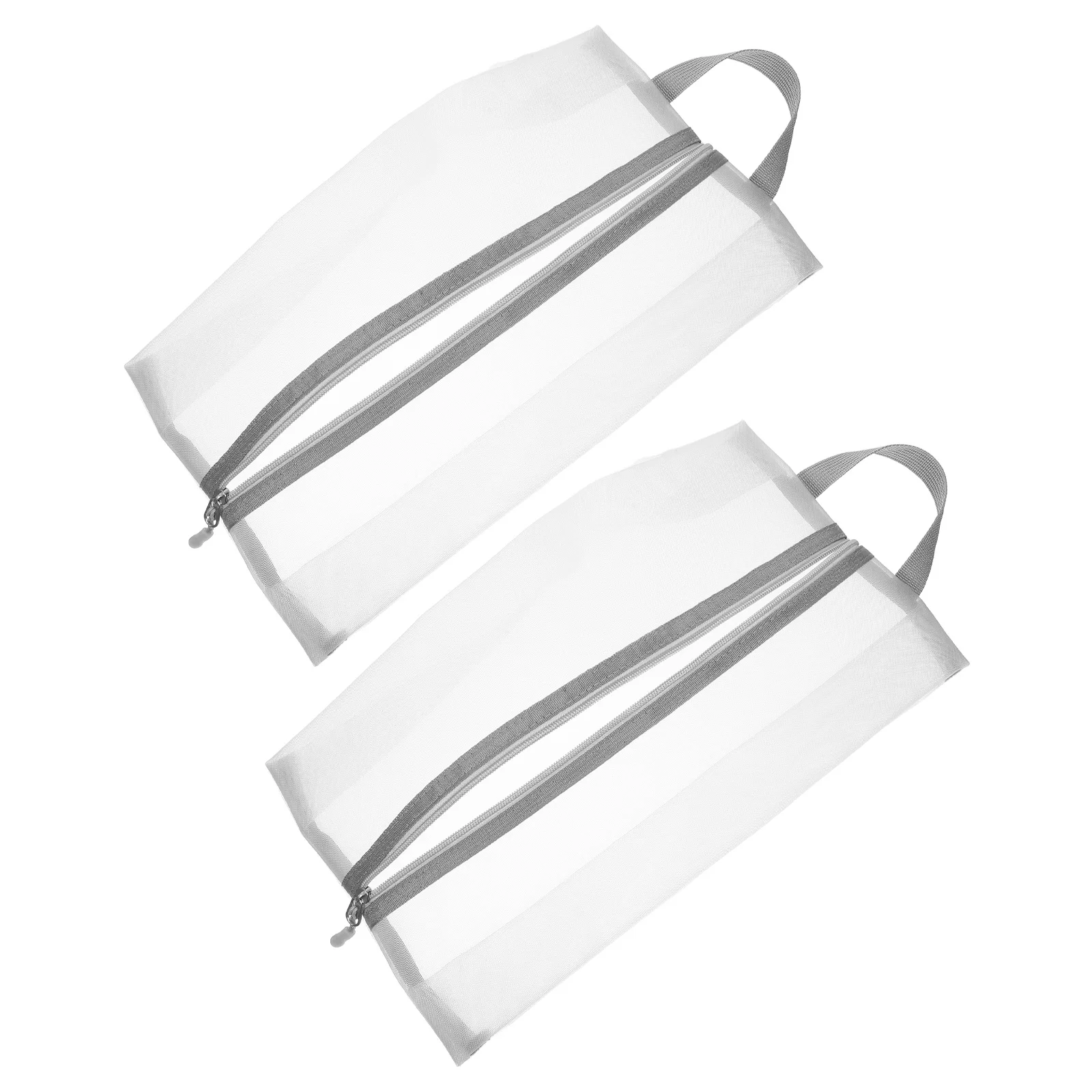 

2Pcs Portable Mesh Shoe Bags Travel Organizer Breathable Storage Pouches for Outdoor Sports Travel Mesh Shoe Bags