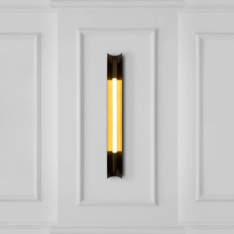 مصباح جداري مزخرف بخلفية تلفزيون لغرفة المعيشة وغرفة المعيشة بتصميم بسيط ما بعد الحداثة