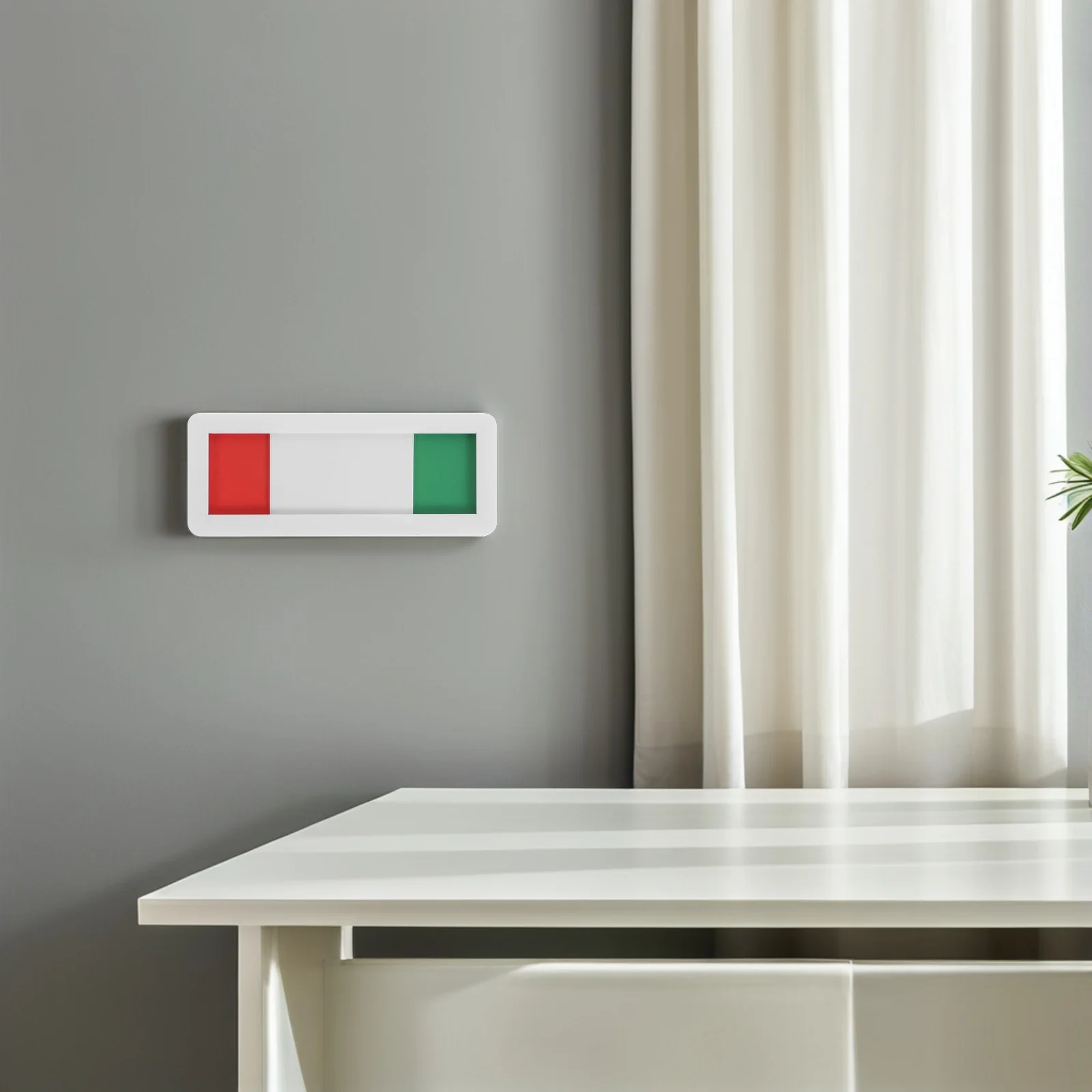 5 قطعة مكتب الخصوصية علامة الشريحة مؤشر الباب لغرفة الاجتماعات الأحمر الأخضر الاكريليك لافتة غرفة الاجتماعات استخدام رؤية واضحة #2