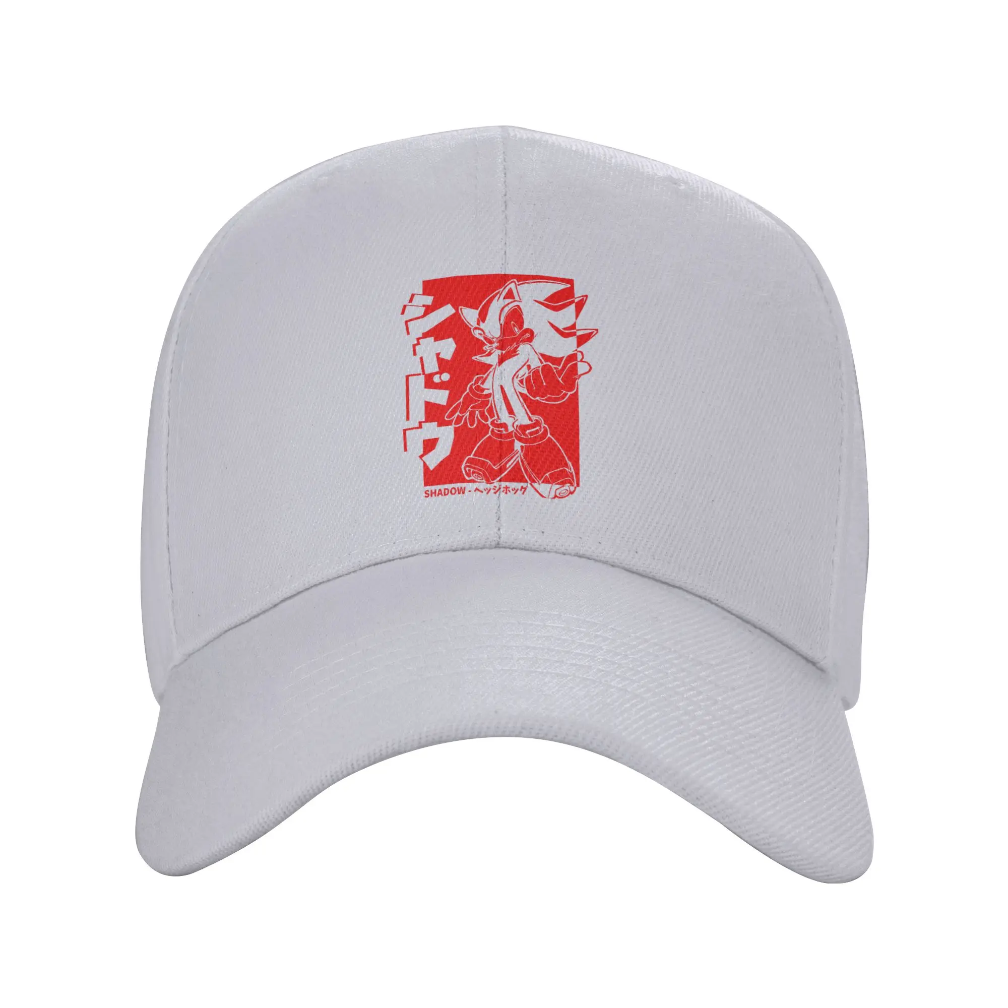Japanese Shadow The Hedgehog Essential Trendy Baseball Cap Birthday Party Metal Buckle Sun Hat