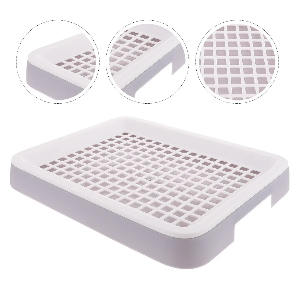 

Pet Toilet For Small Animals Plastic Bunny Litter Box Guinea Pig Hamster Indoor Potty Pad Holder Training Tray Dog Cat