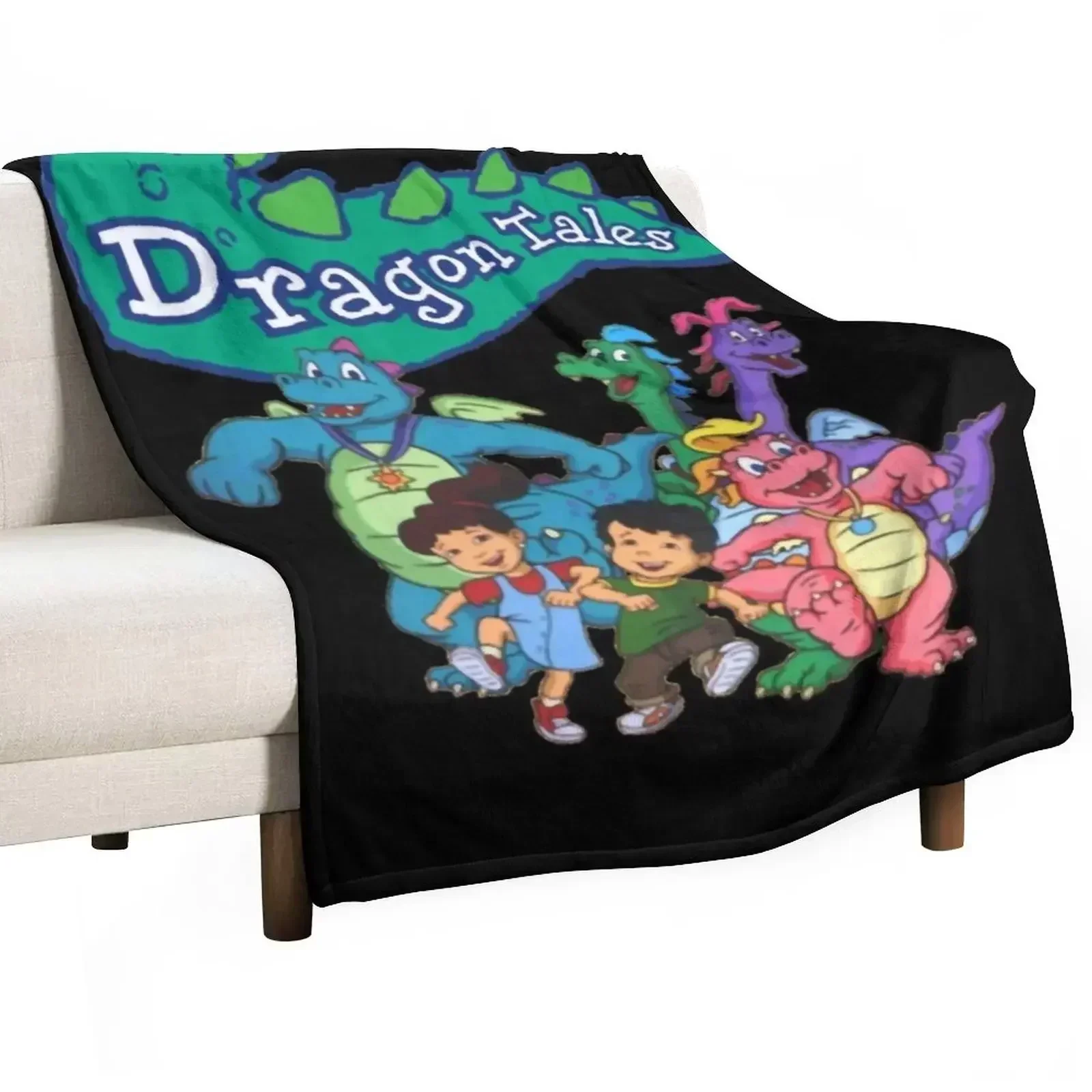 

Dragon Tales Graphic Classic Throw Blanket Outdoor Soft Blanket for Picnic Beach Camping