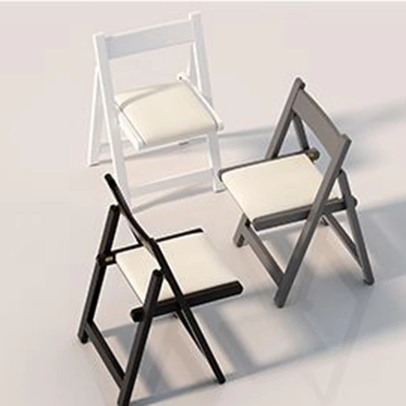 

Simple Living Room Chairs Nordic Modern Wooden Chairs Minimalist Portable Folding Chair Aesthetic Design Comfortable Furniture