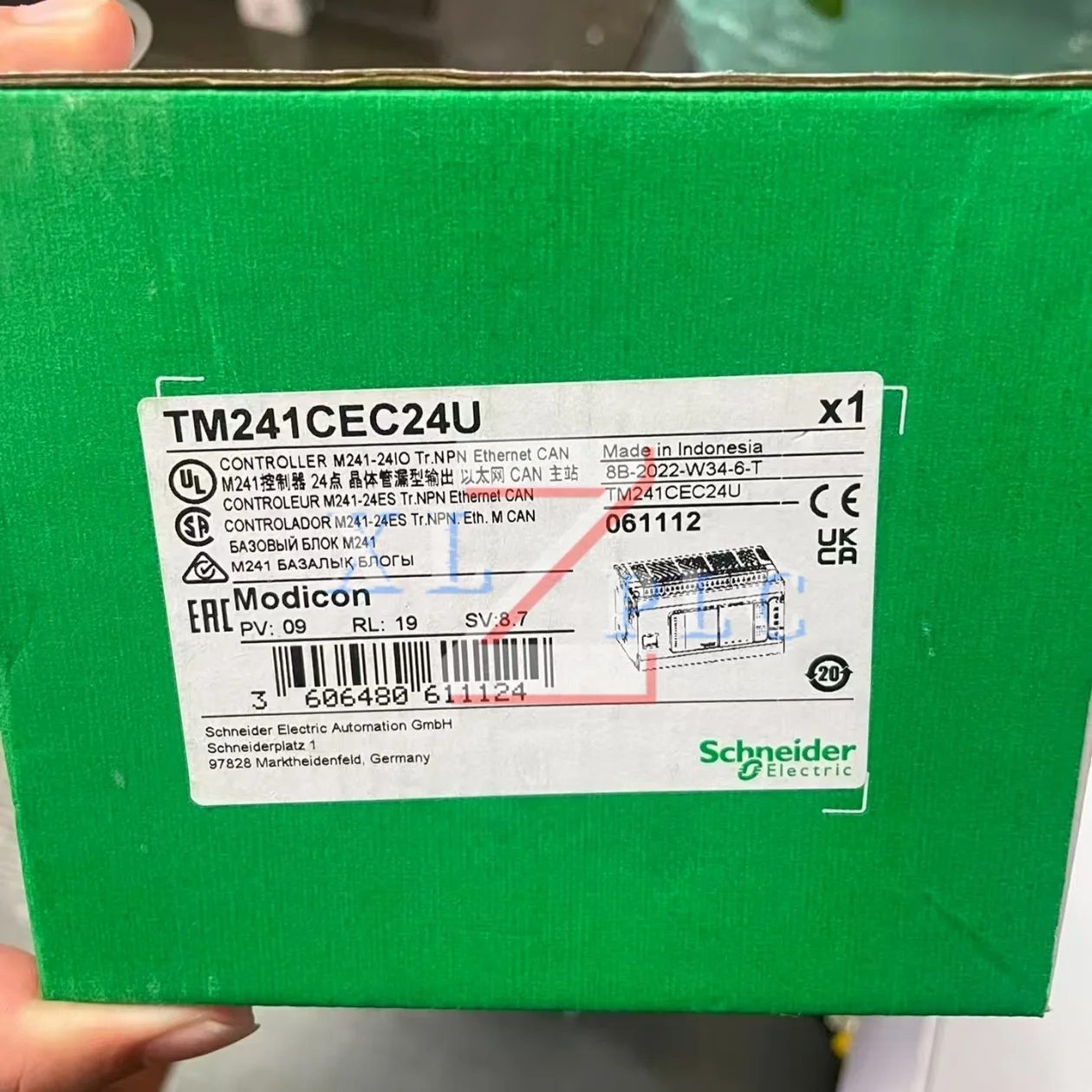 وحدة PLC أصلية جديدة TM241CEC24T TM241CEC24U