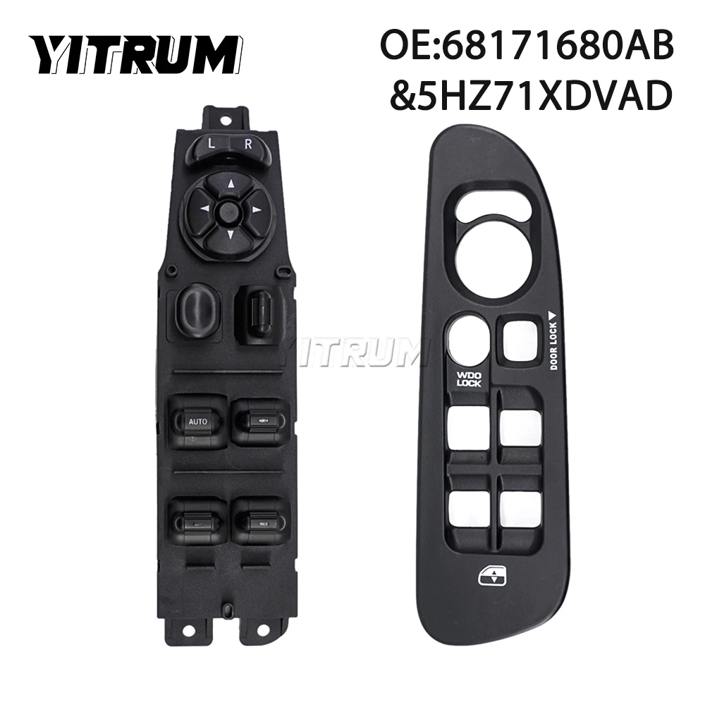 

YITRUM 68171680AB 5HZ71XDVA 5GU34DX9ACD Car Power Window Control Switch For Dodge Ram1500 2500 3500 Dakota Durango