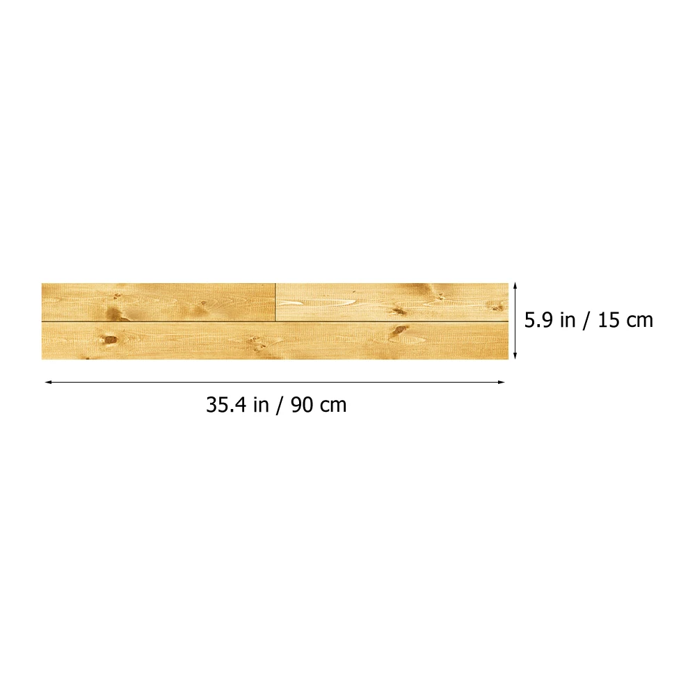 

Parquet Wood Grain Floor Stickers Bathroom Tile Peel and Detachable Tiles