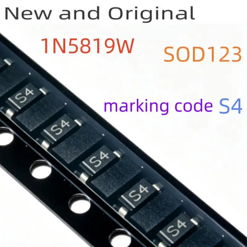 1N5819W Sod-123 40V 1A Schottky Barrier Rectifiers Marking Code S4