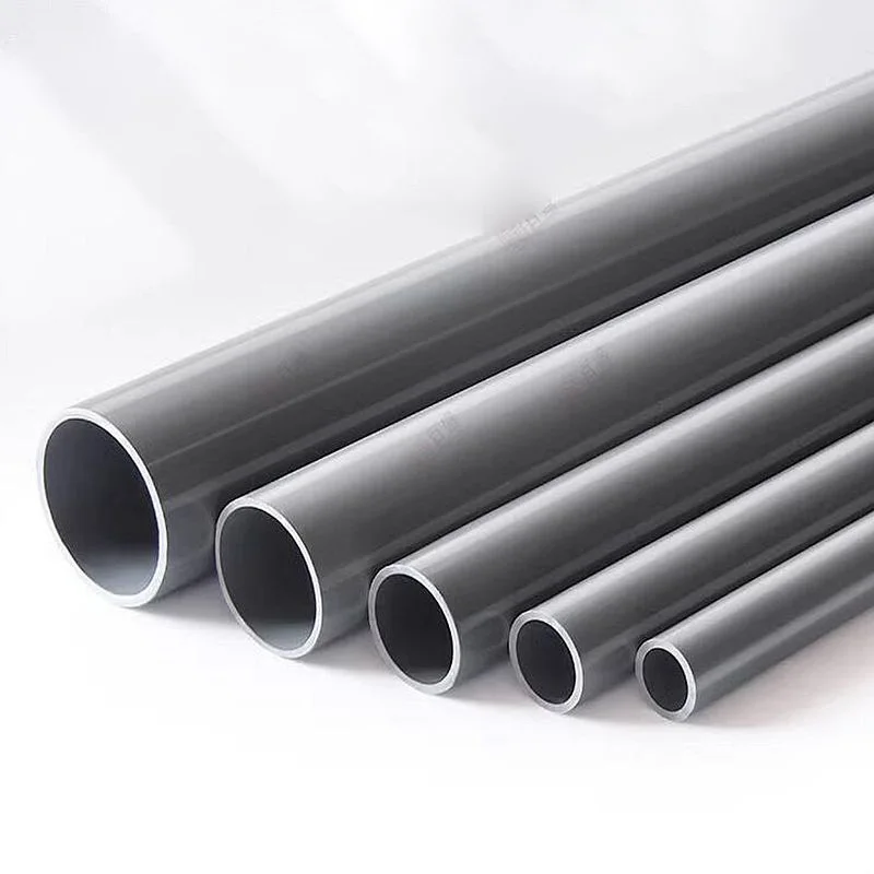 Thick and Sturdy DIY Plastic PVC Gray Pipeline, Garden Irrigation Accessories, Aquarium Water, 49-50cm Length, O.D 20-110mm