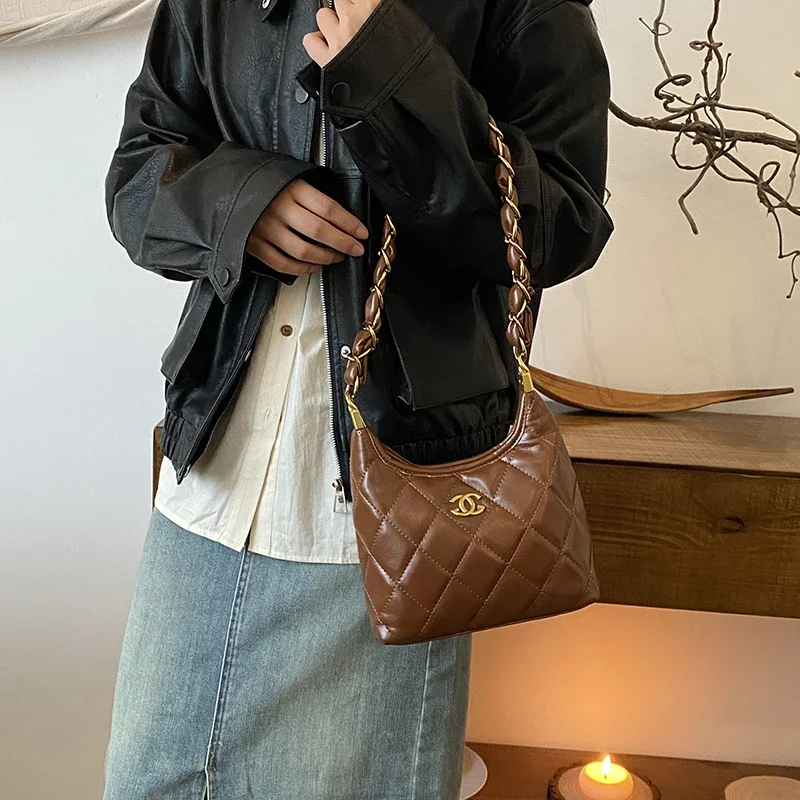 

Ladies Leather Handbag Crossbody Messenger Style, Luxury Brand Shoulder Bag Elegant Design With Spacious Interior Pockets