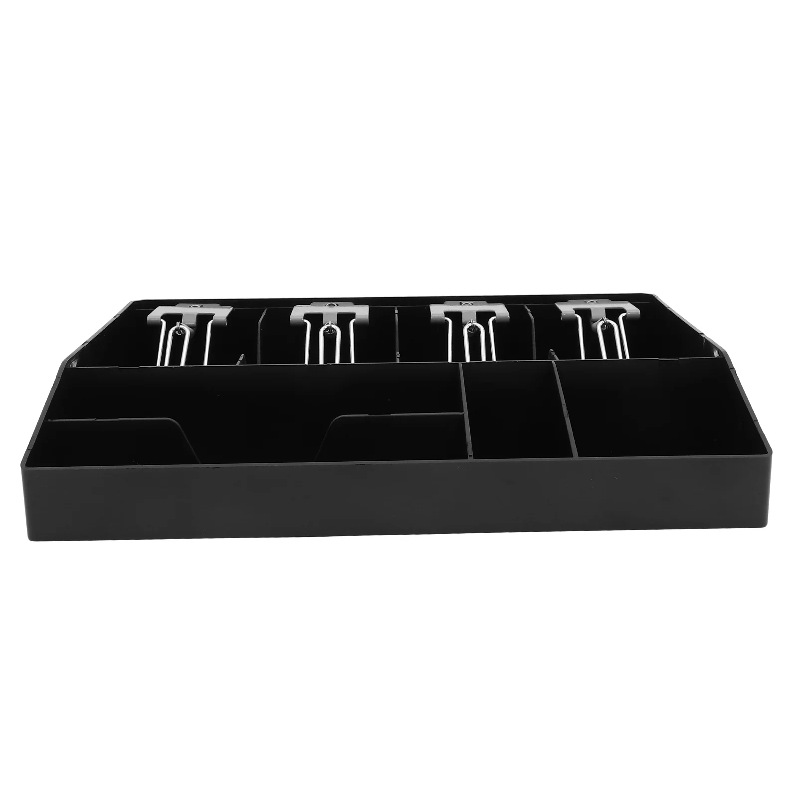 قطعة علبة النقود 3 فاتورة 3 مقصورات العملات المعدنية صندوق أمين الصندوق لمتجر السوبر ماركت متجر ماكينة تسجيل المدفوعات النقدية المنظم درج تخزين المال #6