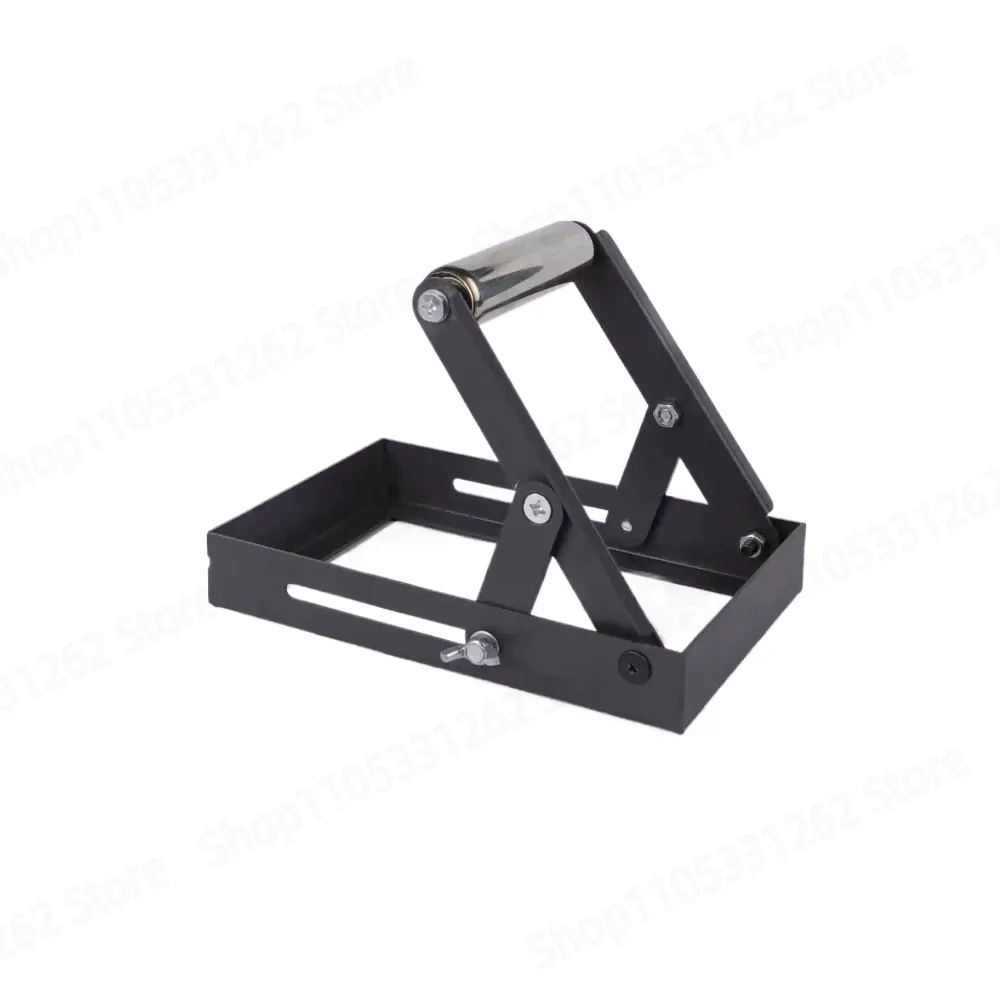Adjustable Toothed Roller Support Stand for Cutting Machine Stainless Steel Long Material Auxiliary Bracket