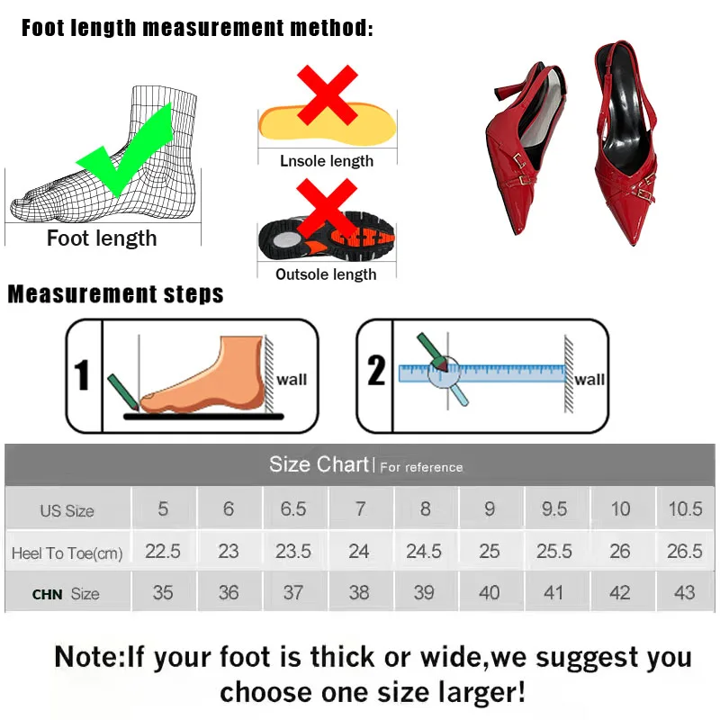 Fashion Pointed Toe Footwear Pumps Ladies High Heels Shoes Female Slingbacks Women Medium Heels Shoes Sandals Big Size 43