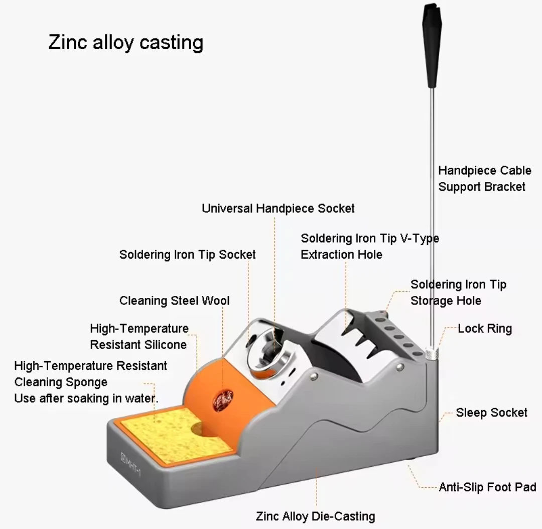 AMAOE MHT-1 Soldering Station Sleep Stand Intelligent Welding Station Handles Sleep Hibernation Base Soldering Iron Bracket Base