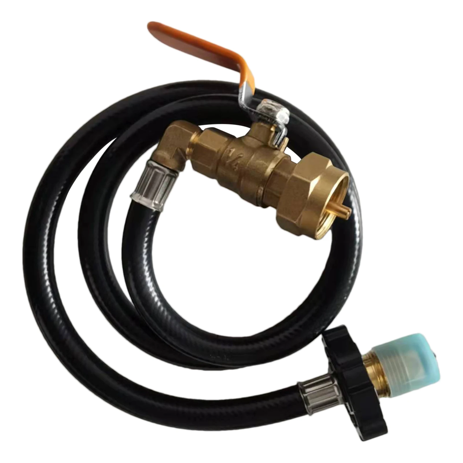 Outdoor Propane Refill Adapter Hose For 1 LB Gas Bottle 35.5