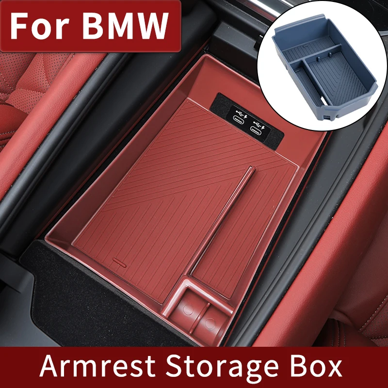 

24 G60 G01 G02 G05 G06 G07 G30 Ящик для хранения подлокотника для нового BMW X3 X4 X5 X6 X7 5 серии Автомобильная центральная консоль Органайзер Лоток