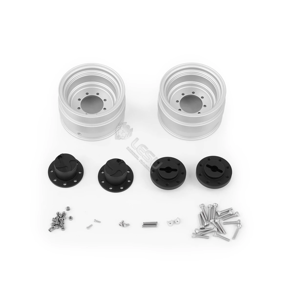 

Металлические колеса Lesu для радиоуправляемого погрузчика Lesu Aoue WA100M-8 RD-2041 1:14